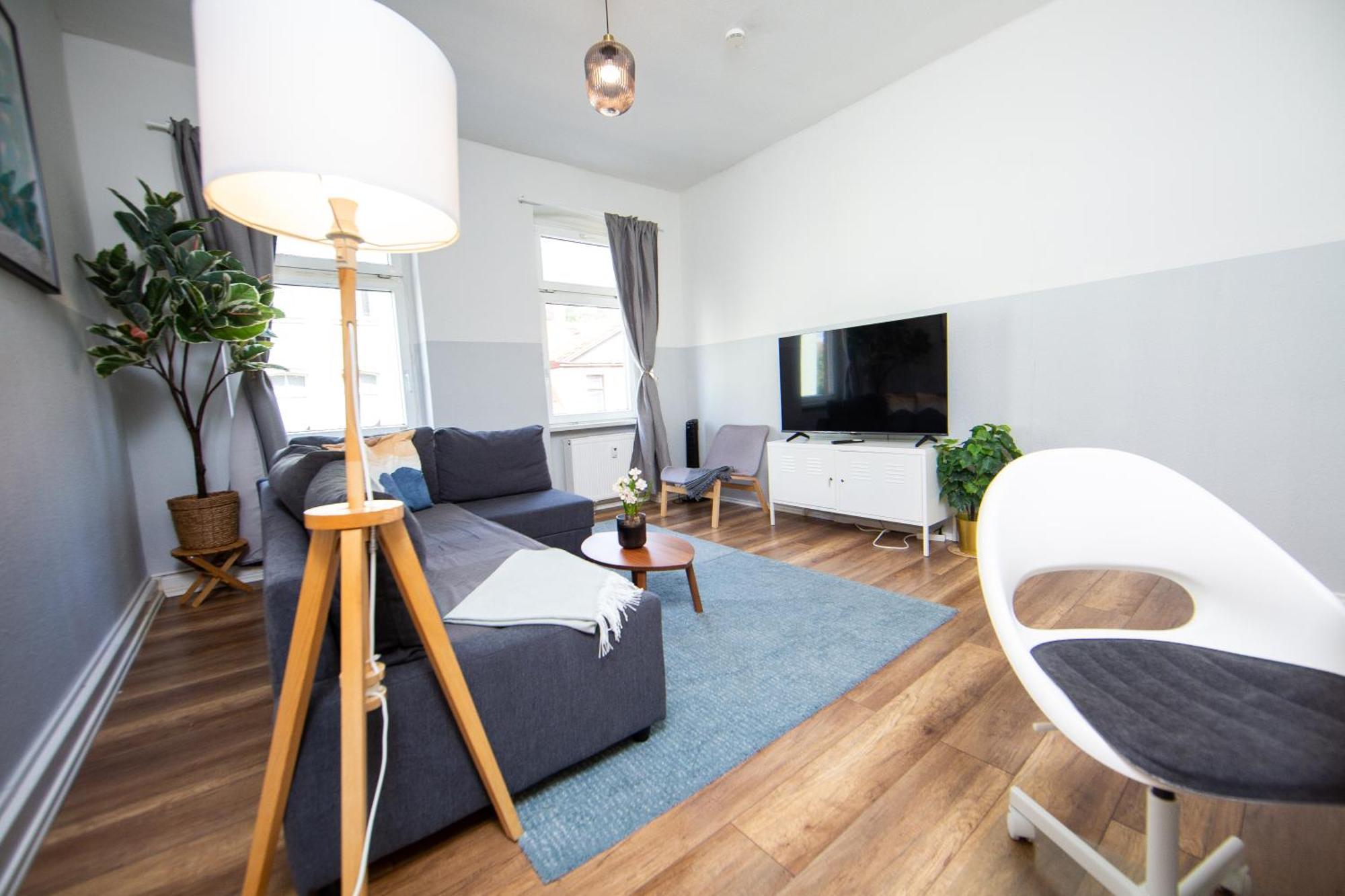 Grossraum-Apartments Mit 2Sz, Wz, Kueche, Smart-Tv, Parken, Etc Erfurt Szoba fotó